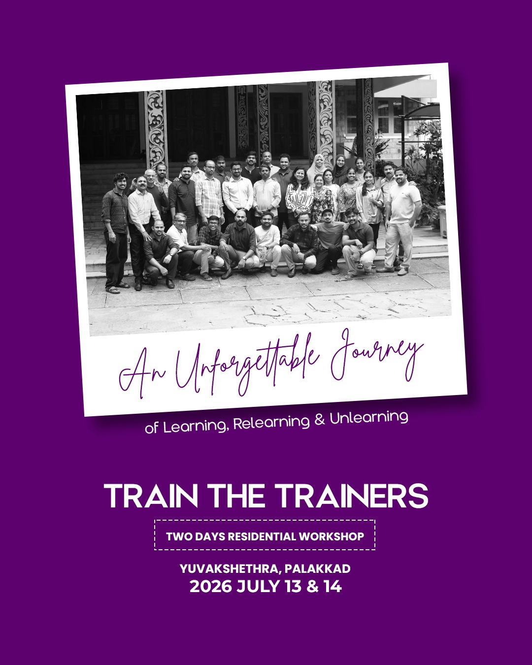 Participants of the previous Train the Trainers workshop